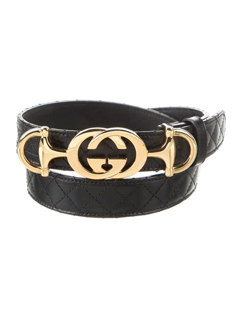 gucci leather belt with interlocking g horsebit|gucci interlocking g reversible belt.